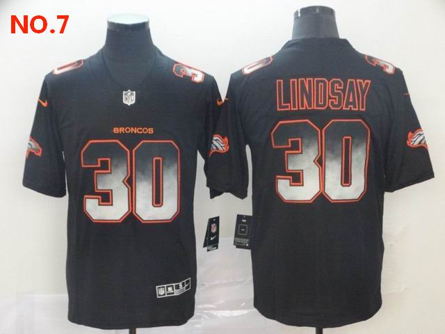 Men's Denver Broncos 30 Phillip Lindsay Jersey NO.7 ;